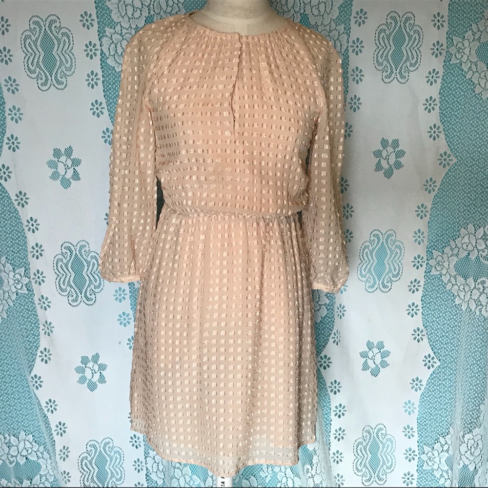 Madewell dress blush pink